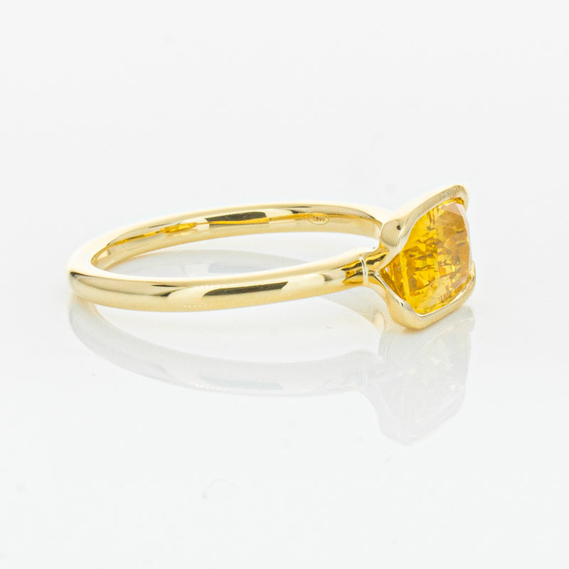 18ct Yellow Gold Golden Sapphire Elle Ring-Ring-Walker & Hall
