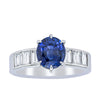 Deja Vu Platinum 2.22ct Sapphire & Diamond Ring-Ring-Walker & Hall