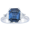 18ct White Gold Sapphire & Diamond Ring-Ring-Walker & Hall