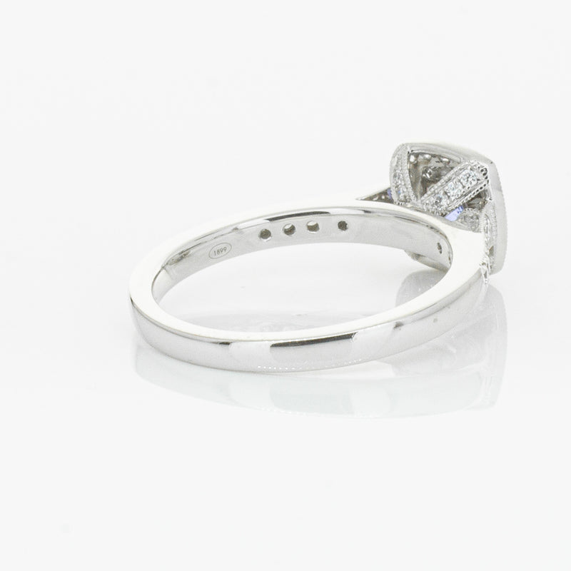 18ct White Gold .60ct Sapphire & Diamond Aurora Ring-Ring-Walker & Hall