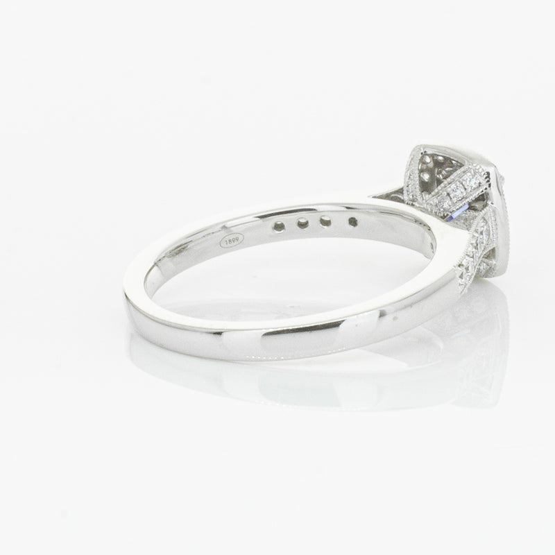 18ct White Gold .60ct Sapphire & Diamond Aurora Ring-Ring-Walker & Hall