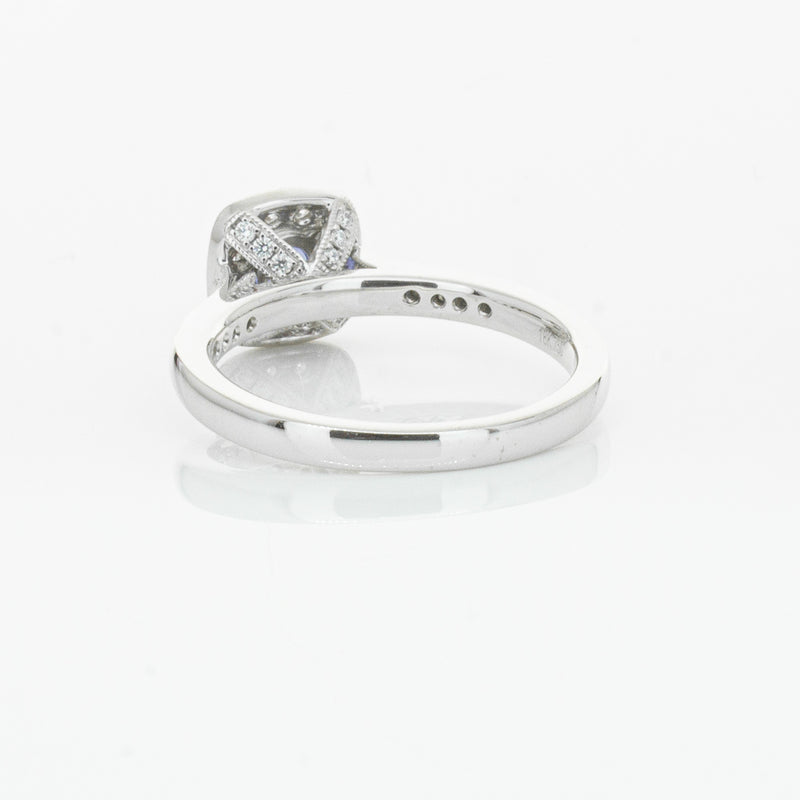 18ct White Gold .38ct Sapphire & Diamond Aurora Ring-Ring-Walker & Hall