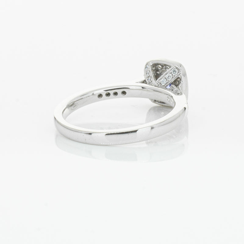 18ct White Gold .38ct Sapphire & Diamond Aurora Ring-Ring-Walker & Hall