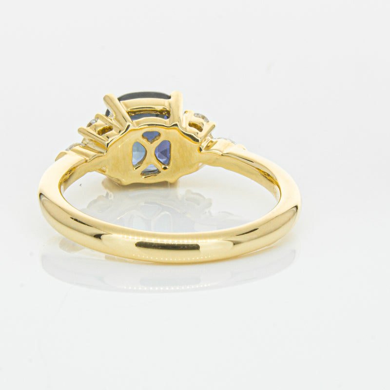 18ct Yellow Gold 2.26ct Sapphire & Diamond Oriana Ring-Ring-Walker & Hall