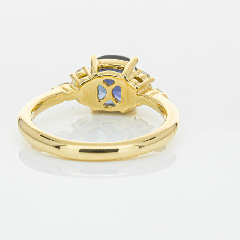 18ct Yellow Gold 2.26ct Sapphire & Diamond Oriana Ring-Ring-Walker & Hall