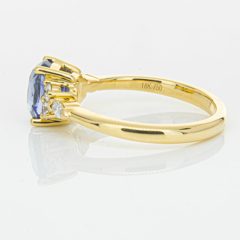 18ct Yellow Gold 2.01ct Sapphire & Diamond Oriana Ring-Ring-Walker & Hall