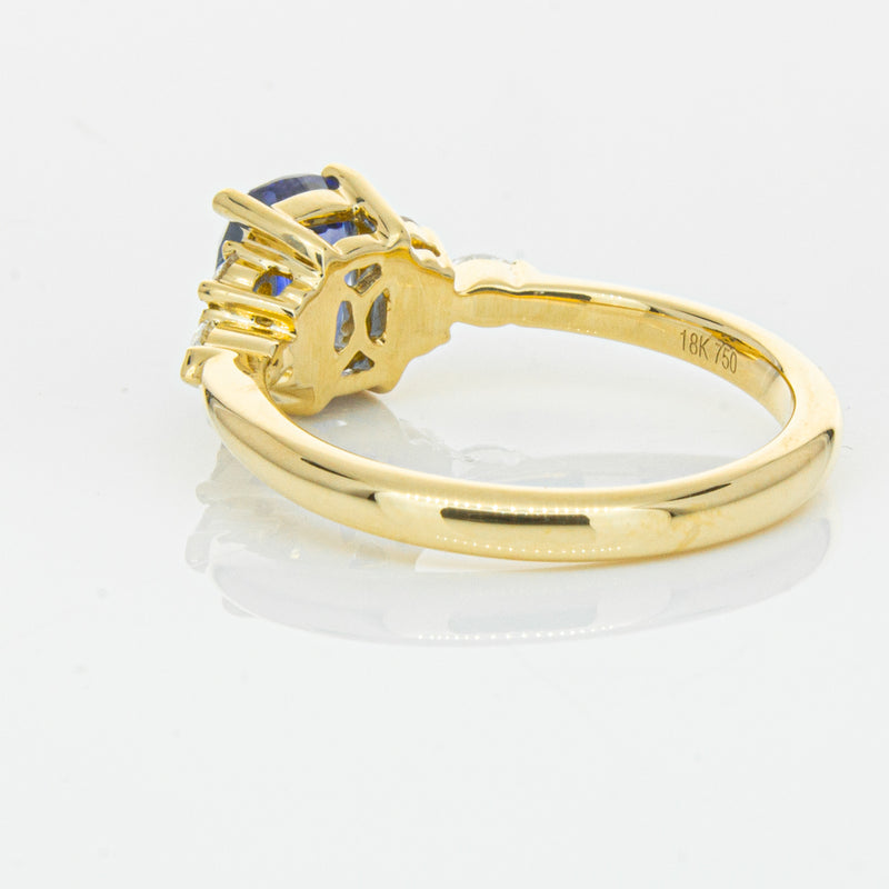 18ct Yellow Gold 2.01ct Sapphire & Diamond Oriana Ring-Ring-Walker & Hall