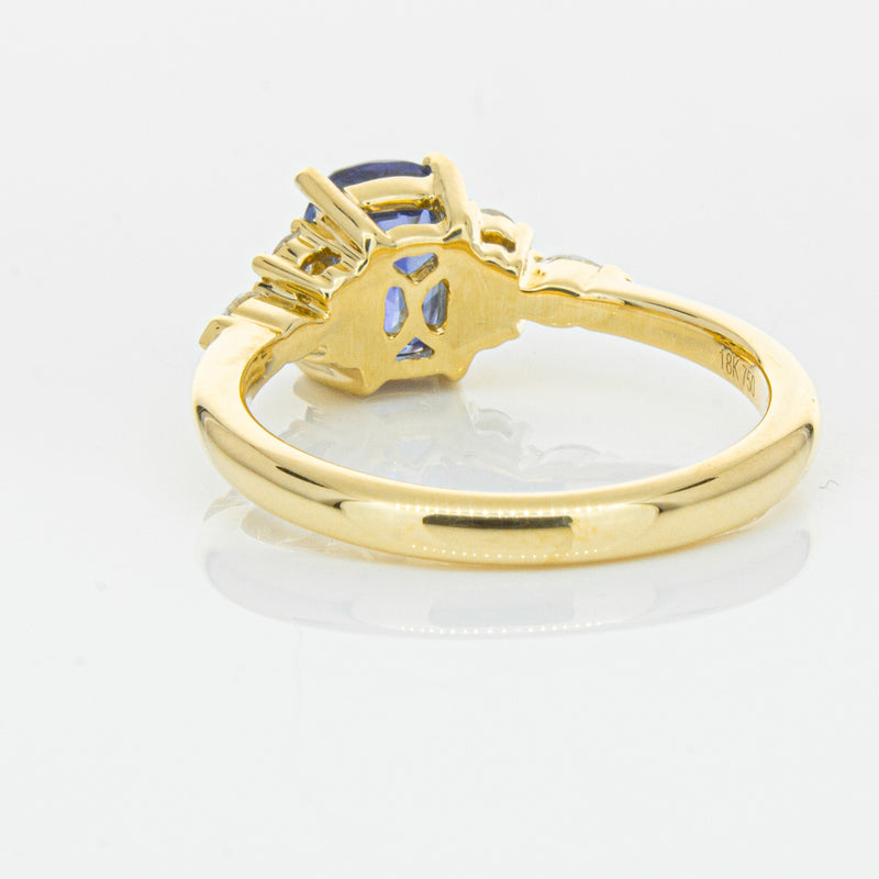 18ct Yellow Gold 2.01ct Sapphire & Diamond Oriana Ring-Ring-Walker & Hall