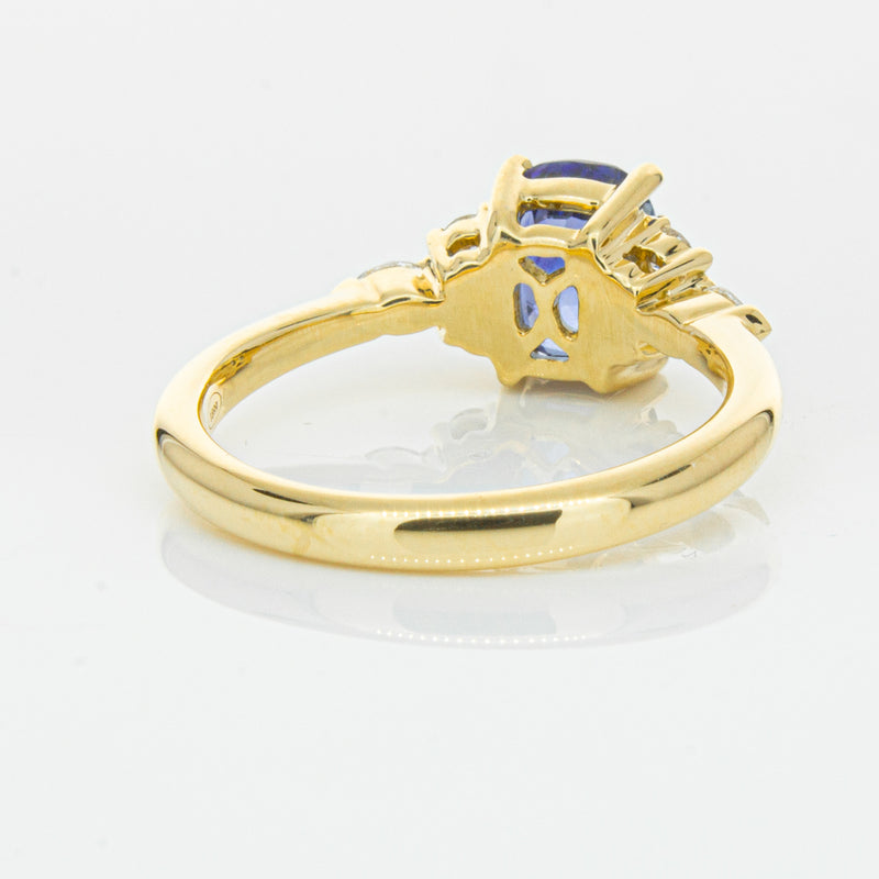 18ct Yellow Gold 2.01ct Sapphire & Diamond Oriana Ring-Ring-Walker & Hall