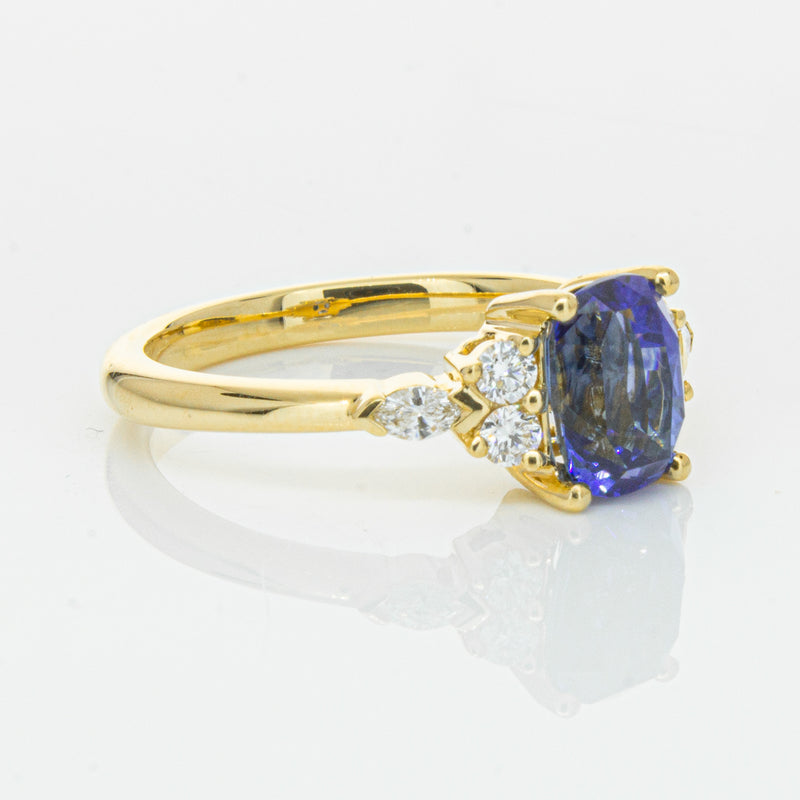 18ct Yellow Gold 2.01ct Sapphire & Diamond Oriana Ring-Ring-Walker & Hall