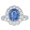 Deja Vu Platinum 2.23ct Sapphire & Diamond Ring-Ring-Walker & Hall