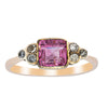 Vintage 13ct Yellow Gold Pink Spinel & Diamond Ring-Ring-Walker & Hall