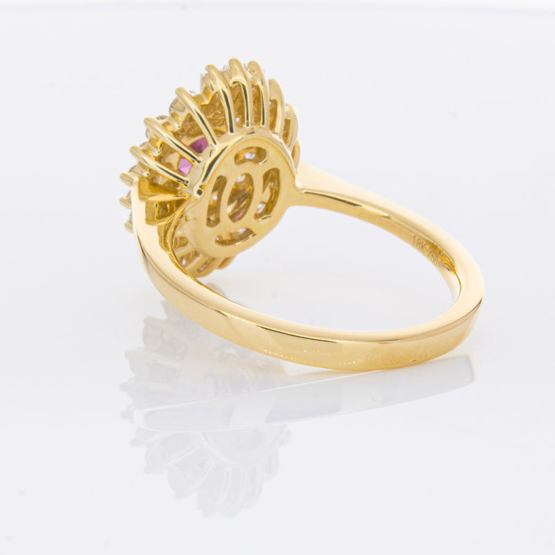 18ct Yellow Gold .54ct Ruby & Diamond Kira Ring-Ring-Walker & Hall