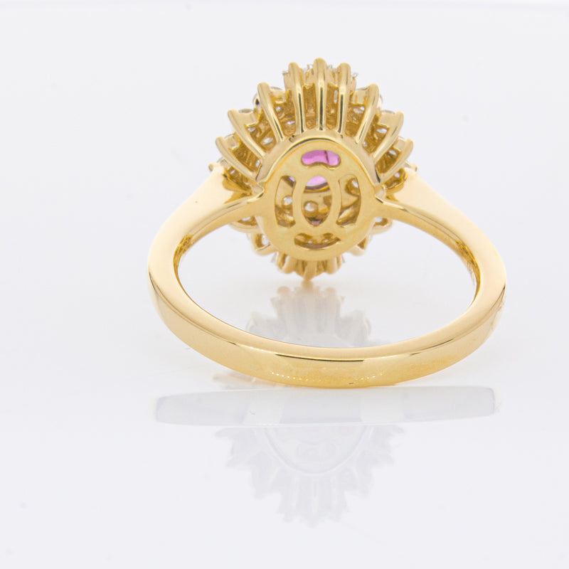 18ct Yellow Gold .54ct Ruby & Diamond Kira Ring-Ring-Walker & Hall