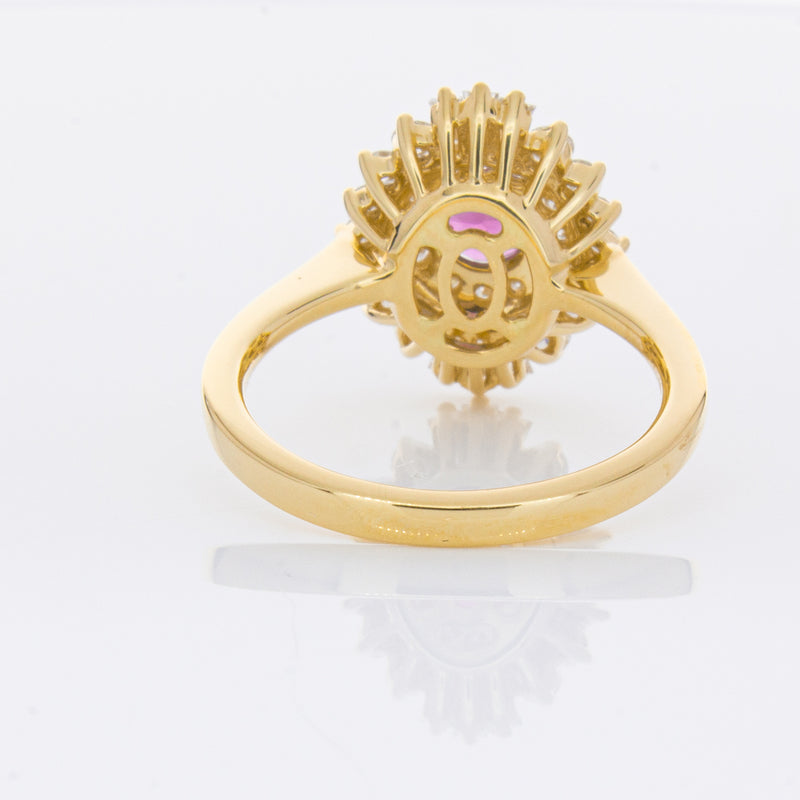 18ct Yellow Gold .54ct Ruby & Diamond Kira Ring-Ring-Walker & Hall