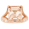 18ct Rose Gold 4.96ct Morganite Verona Ring-Ring-Walker & Hall