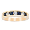 18ct Yellow Gold .44ct Sapphire & Diamond Tigris Ring-Ring-Walker & Hall