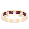 18ct Yellow Gold .50ct Ruby & Diamond Tigris Ring-Ring-Walker & Hall