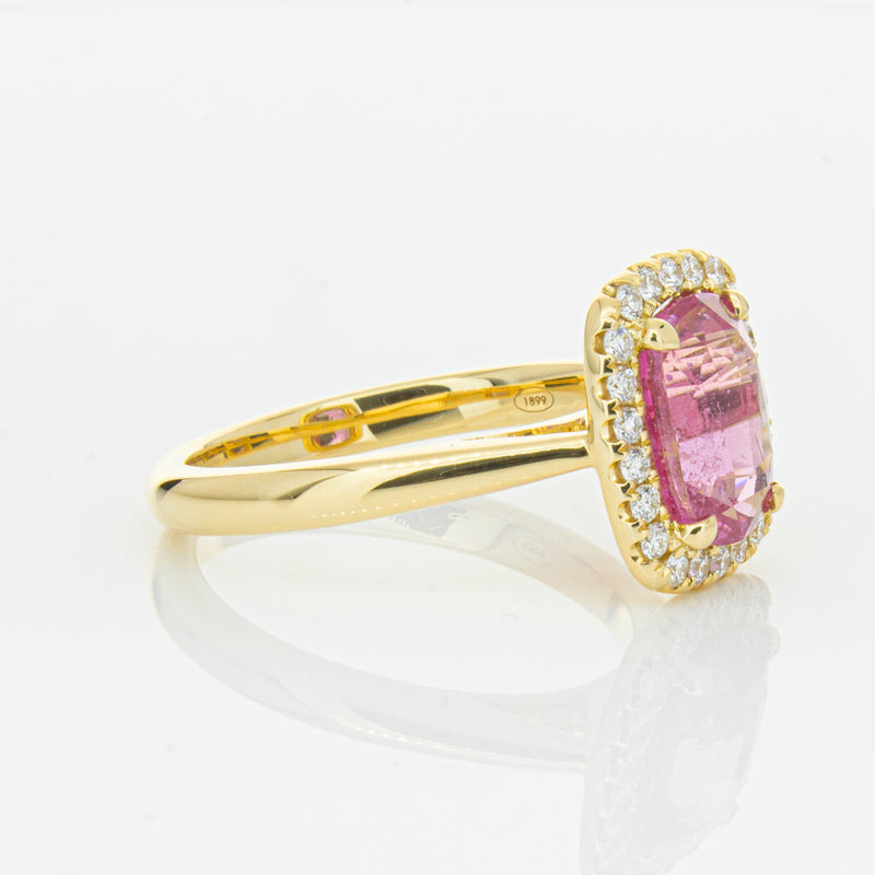 18ct Yellow Gold Pink Sapphire & Diamond Nina Ring-Ring-Walker & Hall