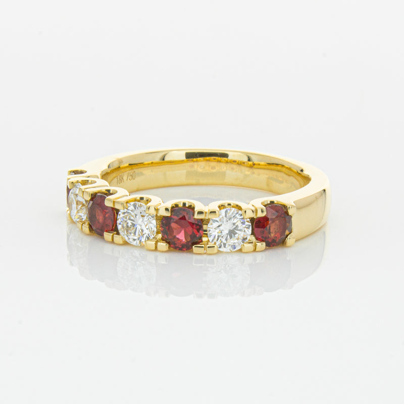 18ct Yellow Gold .73ct Ruby & Diamond Rialto Ring-Ring-Walker & Hall