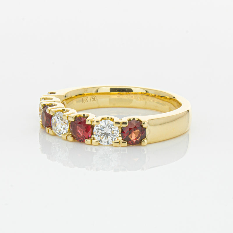 18ct Yellow Gold .73ct Ruby & Diamond Rialto Ring-Ring-Walker & Hall