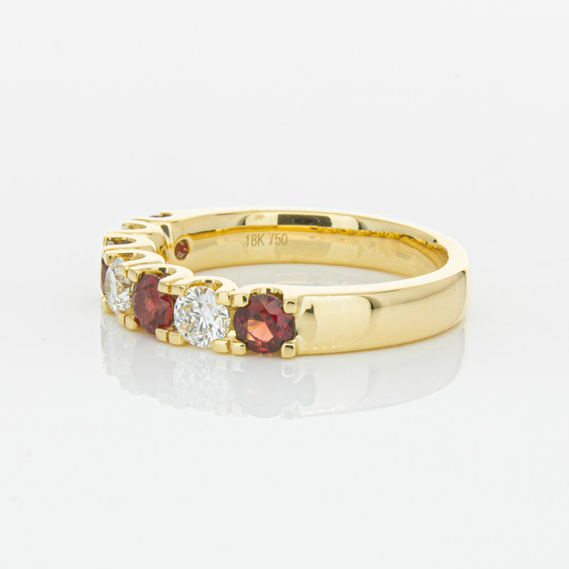 18ct Yellow Gold .73ct Ruby & Diamond Rialto Ring-Ring-Walker & Hall
