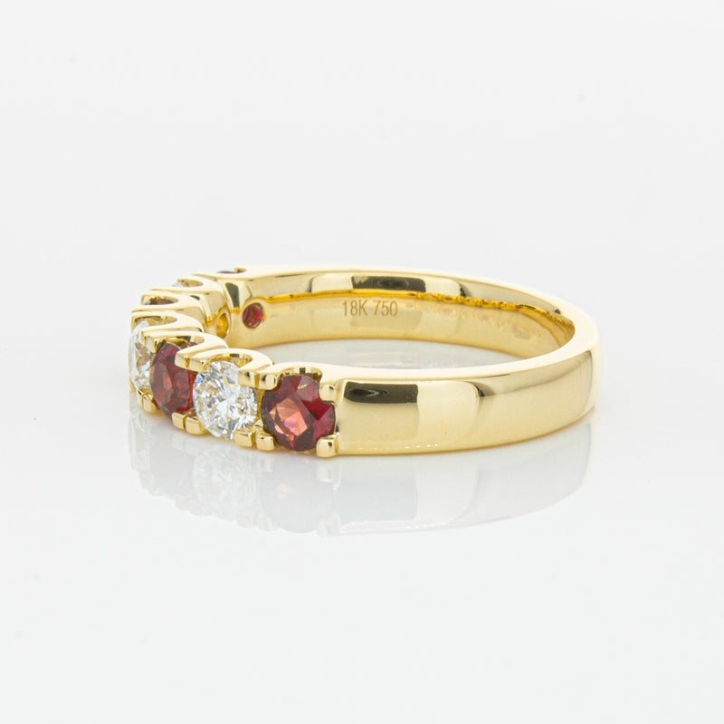 18ct Yellow Gold .73ct Ruby & Diamond Rialto Ring-Ring-Walker & Hall