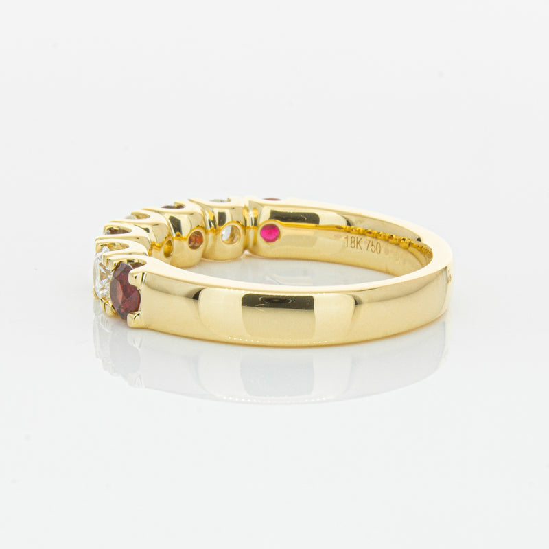 18ct Yellow Gold .73ct Ruby & Diamond Rialto Ring-Ring-Walker & Hall