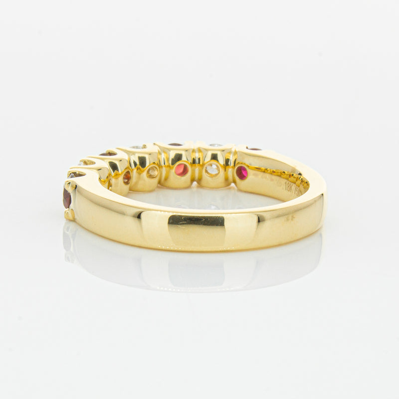 18ct Yellow Gold .73ct Ruby & Diamond Rialto Ring-Ring-Walker & Hall