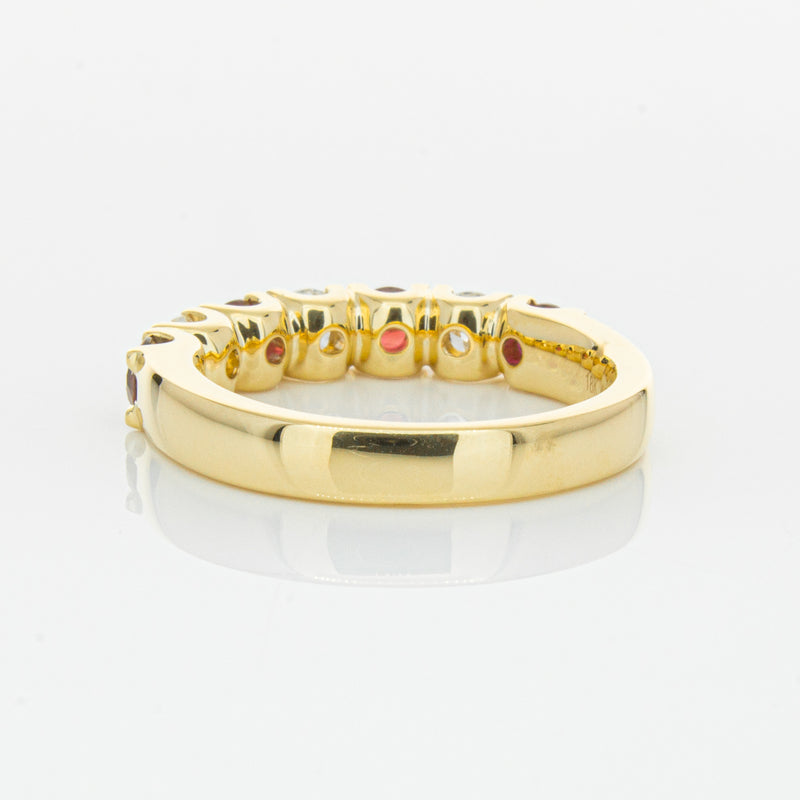 18ct Yellow Gold .73ct Ruby & Diamond Rialto Ring-Ring-Walker & Hall