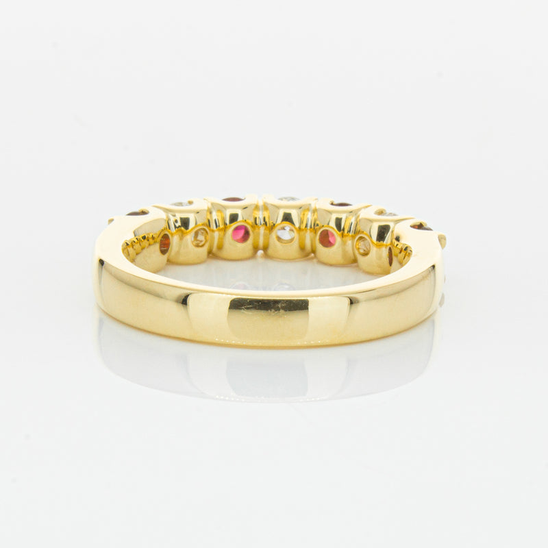 18ct Yellow Gold .73ct Ruby & Diamond Rialto Ring-Ring-Walker & Hall