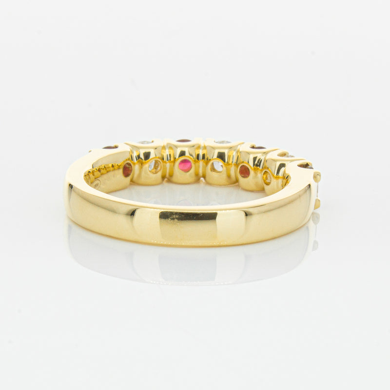 18ct Yellow Gold .73ct Ruby & Diamond Rialto Ring-Ring-Walker & Hall