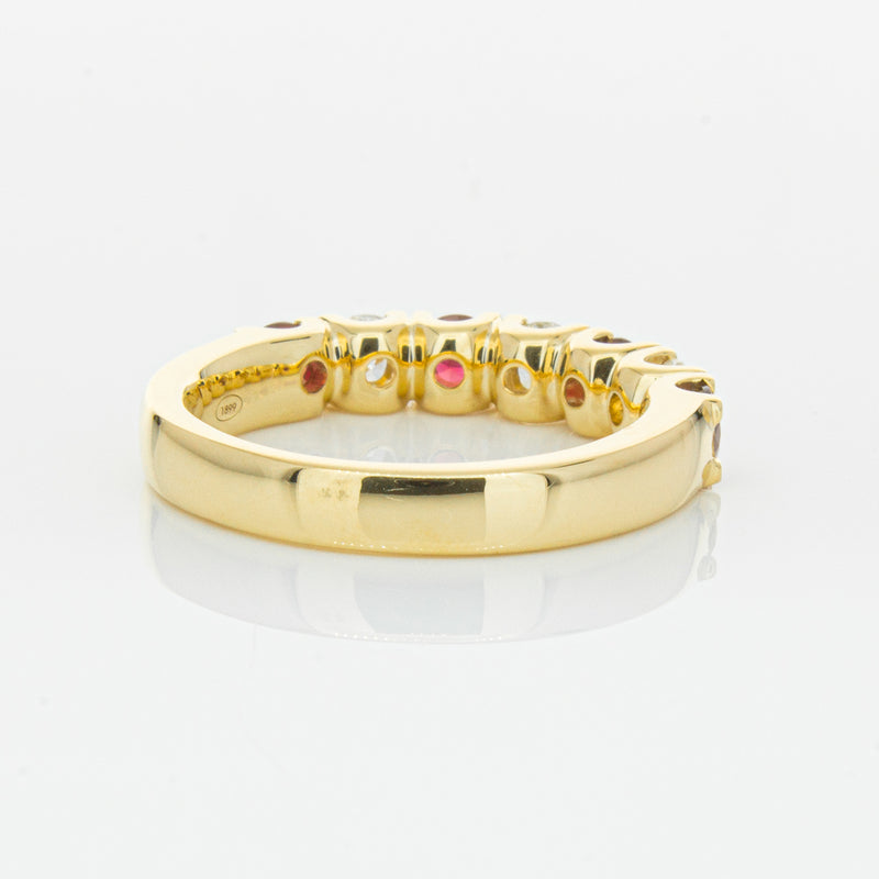 18ct Yellow Gold .73ct Ruby & Diamond Rialto Ring-Ring-Walker & Hall