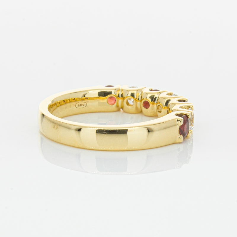 18ct Yellow Gold .73ct Ruby & Diamond Rialto Ring-Ring-Walker & Hall