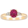 18ct Yellow Gold 1.01ct Ruby & Diamond Ayla Ring-Ring-Walker & Hall