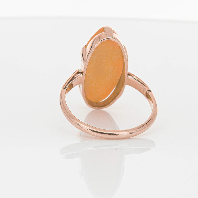 Vintage 9ct Rose Gold Cameo Ring-Ring-Walker & Hall