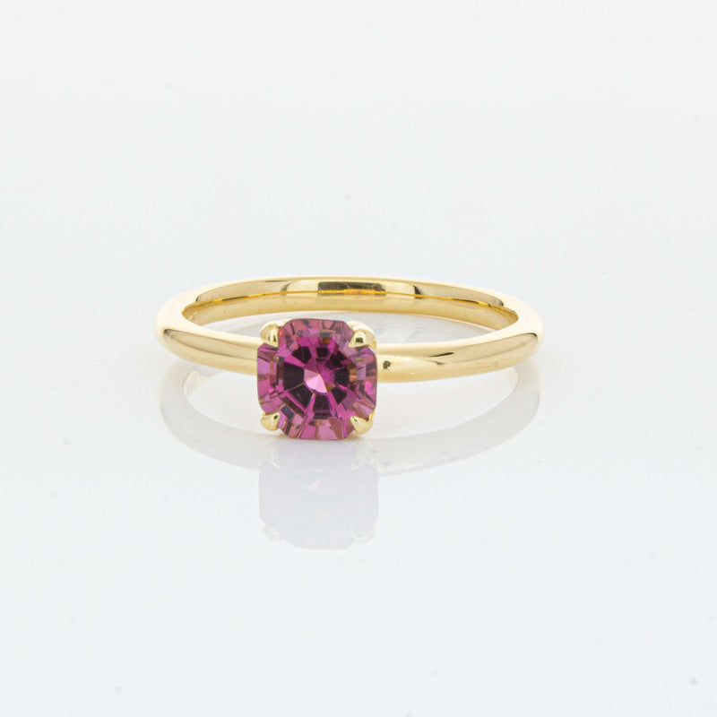 18ct Yellow Gold .90ct Pink Tourmaline Mini Octavia Ring-Ring-Walker & Hall