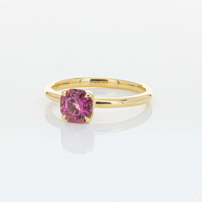 18ct Yellow Gold .90ct Pink Tourmaline Mini Octavia Ring-Ring-Walker & Hall