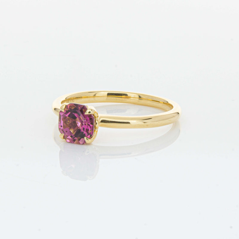 18ct Yellow Gold .90ct Pink Tourmaline Mini Octavia Ring-Ring-Walker & Hall