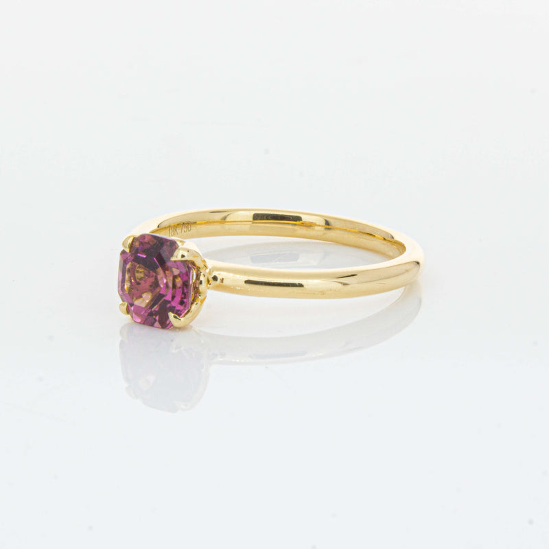18ct Yellow Gold .90ct Pink Tourmaline Mini Octavia Ring-Ring-Walker & Hall