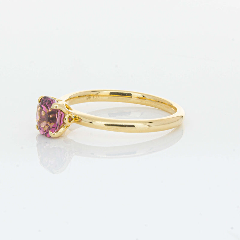 18ct Yellow Gold .90ct Pink Tourmaline Mini Octavia Ring-Ring-Walker & Hall