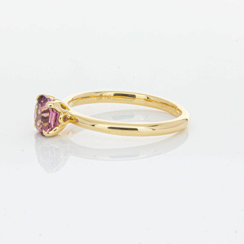 18ct Yellow Gold .90ct Pink Tourmaline Mini Octavia Ring-Ring-Walker & Hall