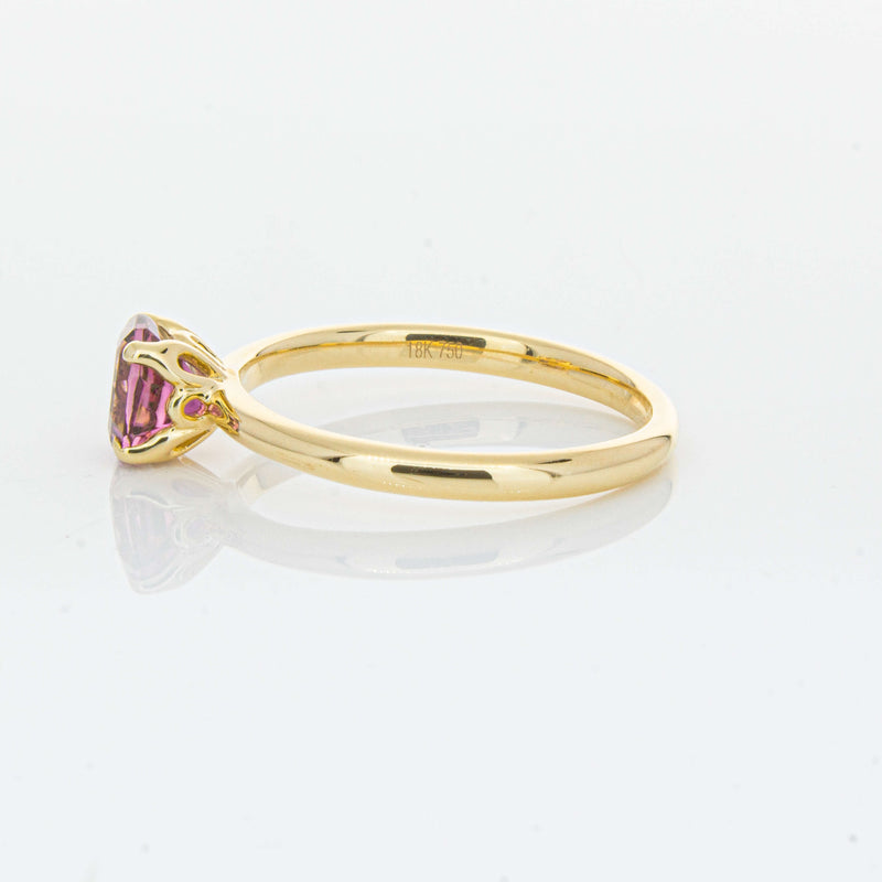 18ct Yellow Gold .90ct Pink Tourmaline Mini Octavia Ring-Ring-Walker & Hall