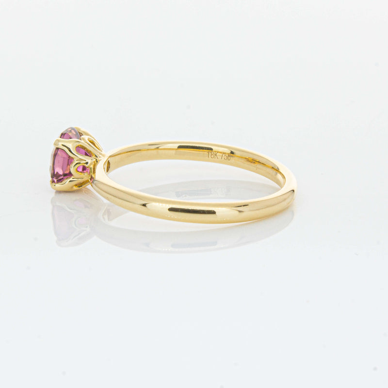 18ct Yellow Gold .90ct Pink Tourmaline Mini Octavia Ring-Ring-Walker & Hall