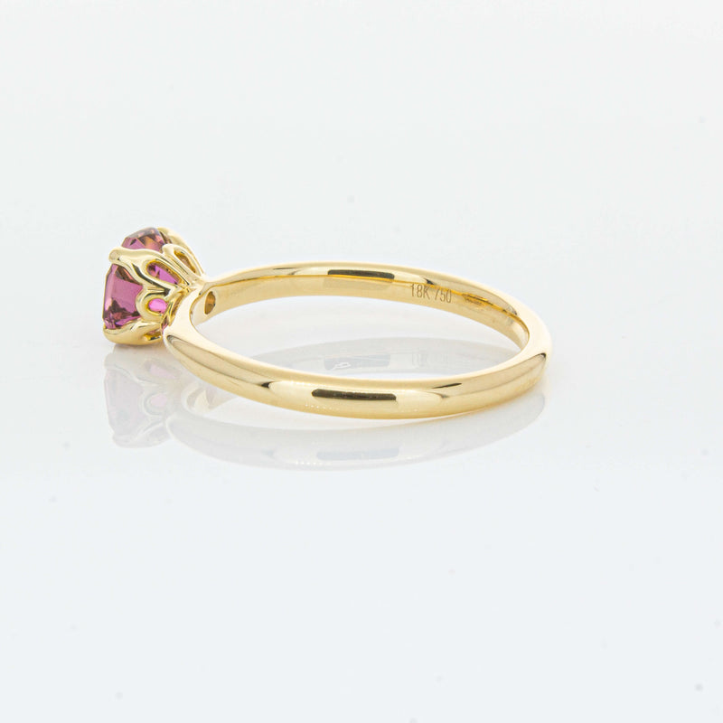 18ct Yellow Gold .90ct Pink Tourmaline Mini Octavia Ring-Ring-Walker & Hall