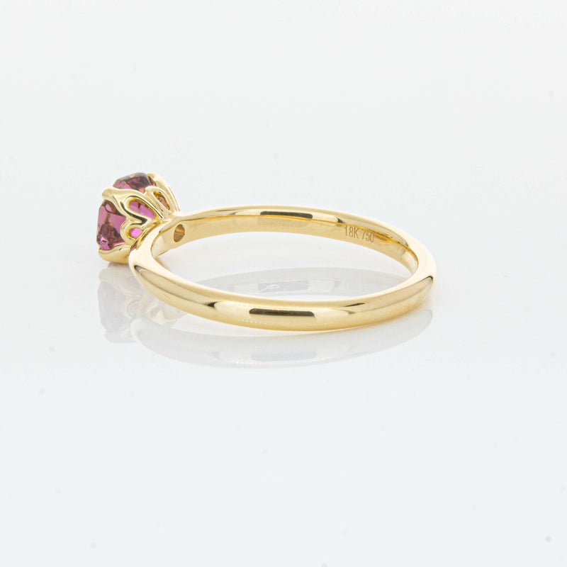 18ct Yellow Gold .90ct Pink Tourmaline Mini Octavia Ring-Ring-Walker & Hall