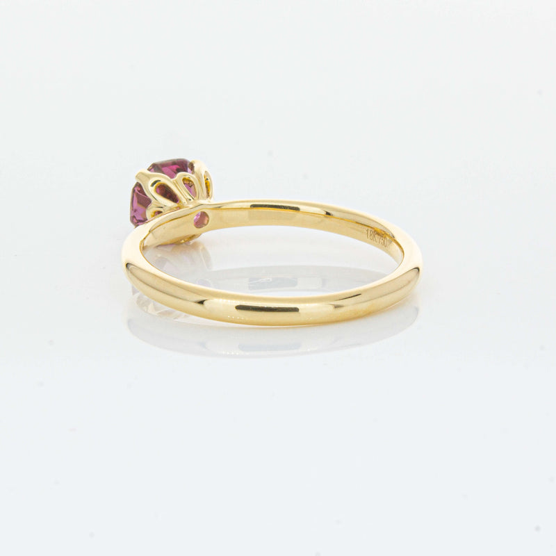 18ct Yellow Gold .90ct Pink Tourmaline Mini Octavia Ring-Ring-Walker & Hall