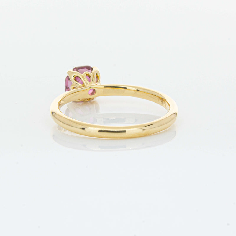 18ct Yellow Gold .90ct Pink Tourmaline Mini Octavia Ring-Ring-Walker & Hall