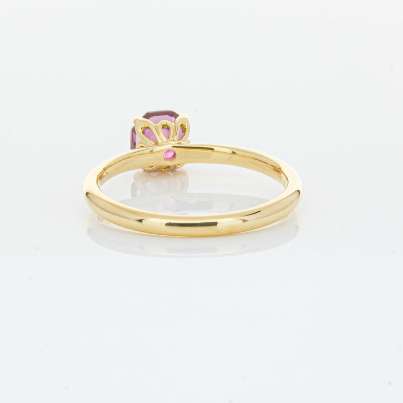 18ct Yellow Gold .90ct Pink Tourmaline Mini Octavia Ring-Ring-Walker & Hall