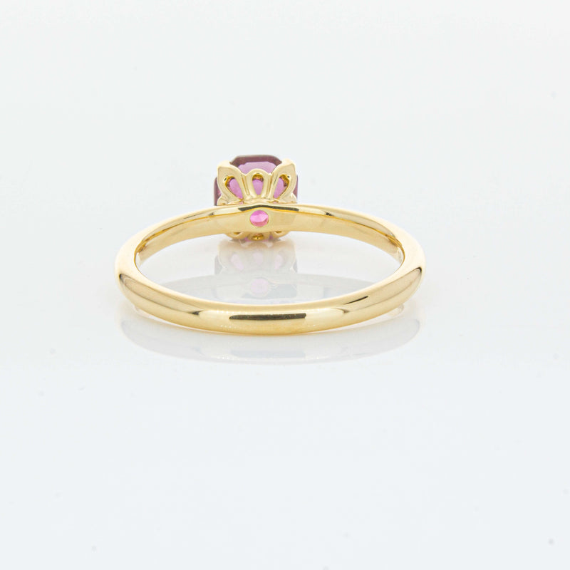 18ct Yellow Gold .90ct Pink Tourmaline Mini Octavia Ring-Ring-Walker & Hall